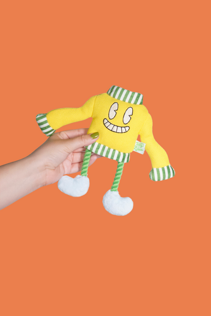 Sweater Guy Dog Toy