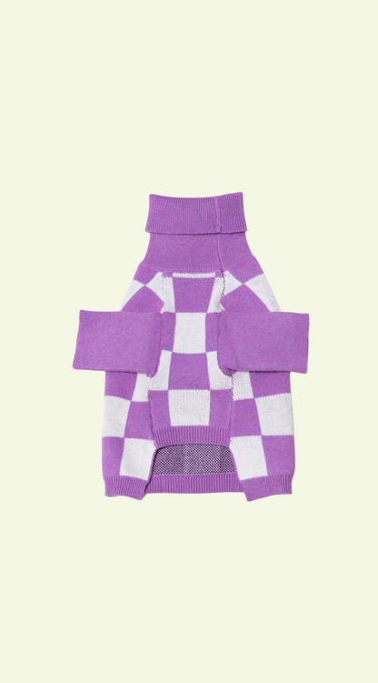 Purple People Eater Pet Sweater